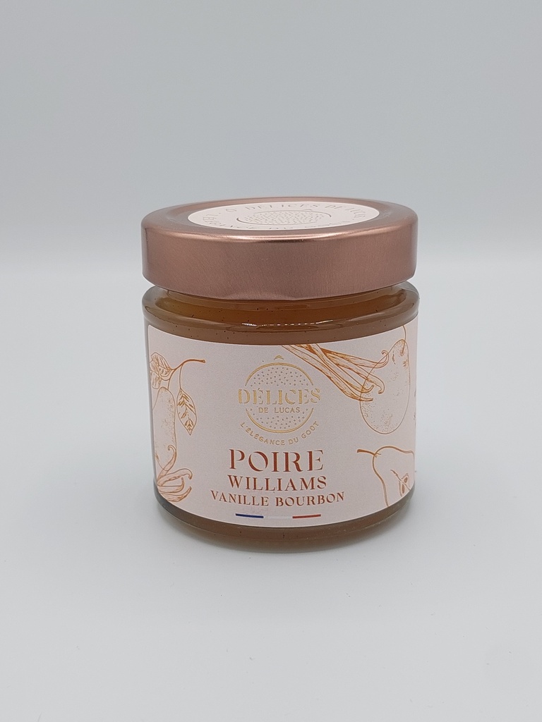 Confiture Poire, Vanille de Madagascar 230GR