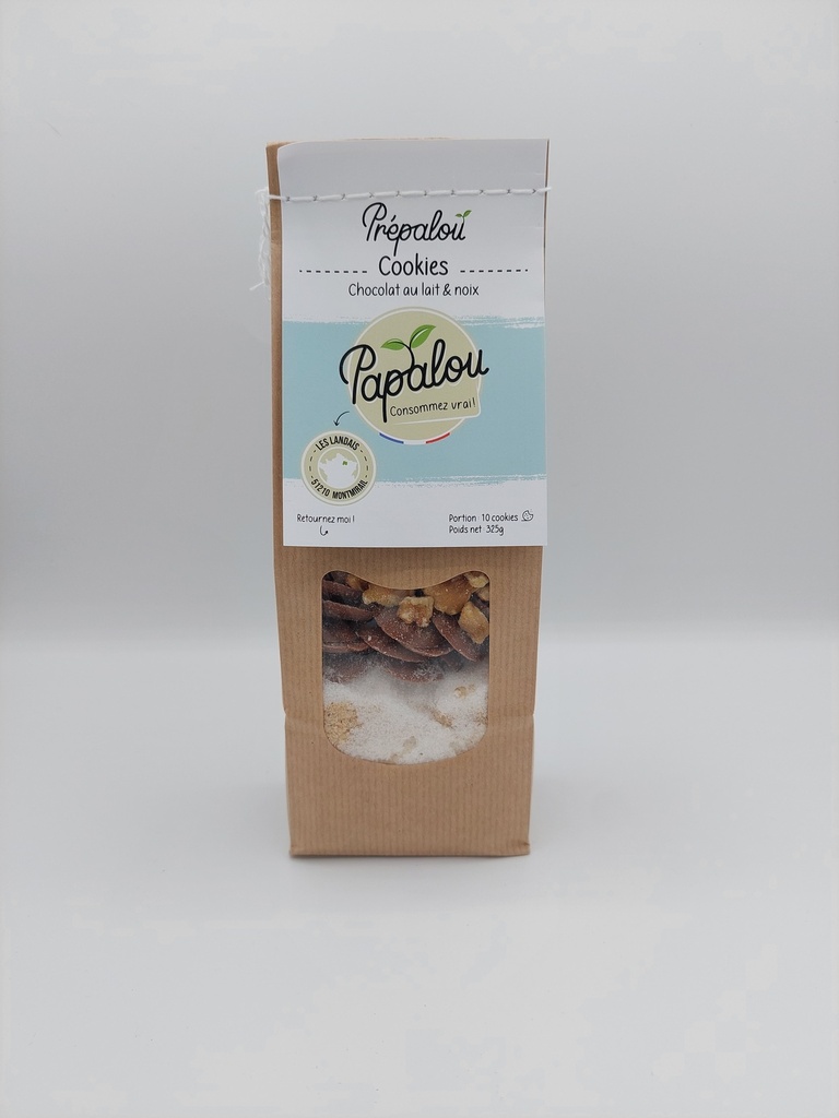 Prépalou cookie chocolat au lait & noix